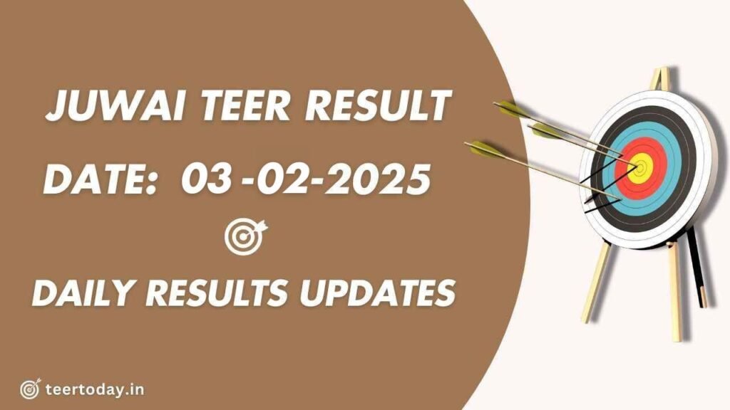 Shillong Today Teer Result 03-02-2025