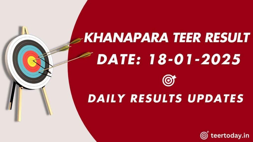 Khanapara Teer Result Today Number 18-01-2025