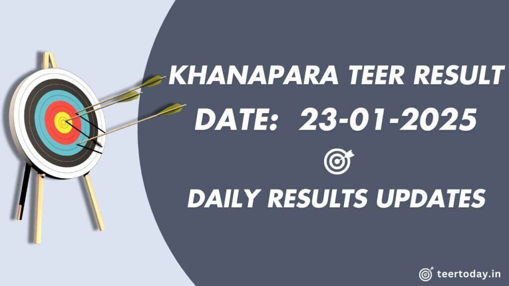 Khanapara Teer Hit Target Number 23-01-2025