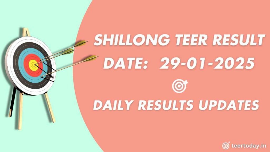 Shillong Teer Previous Results List