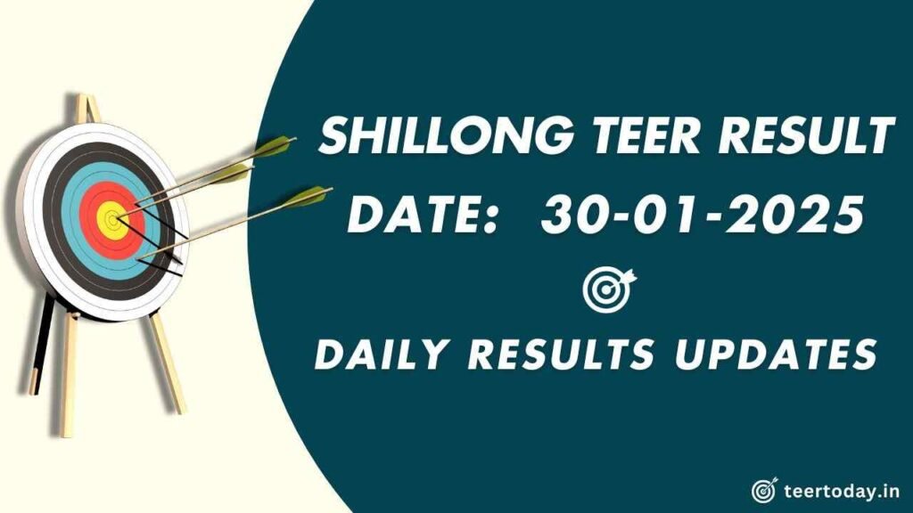 Shillong Teer Hit Number House Ending Results