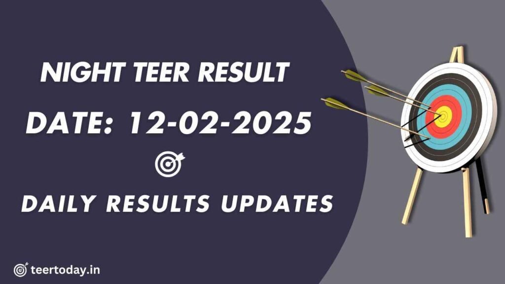 Shillong Teer Night Result List 12-02-2025