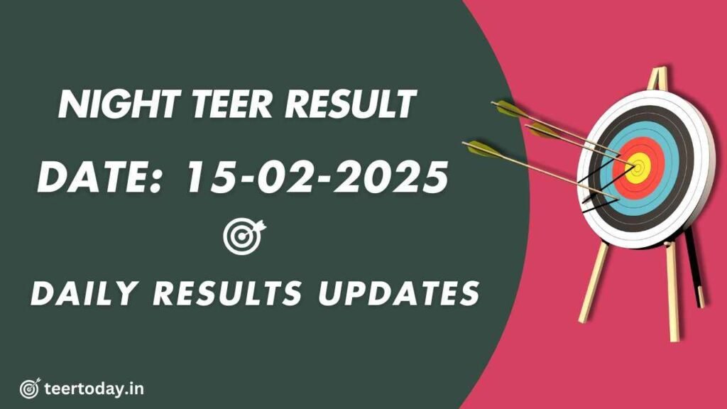 Last Week Shillong Teer Result