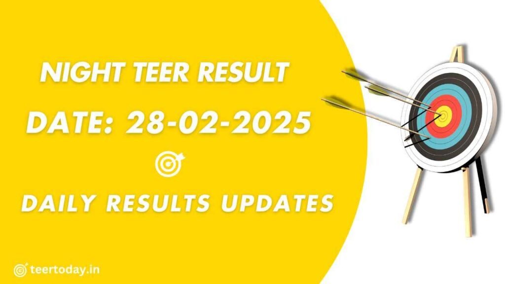 Night Teer Chart Result
