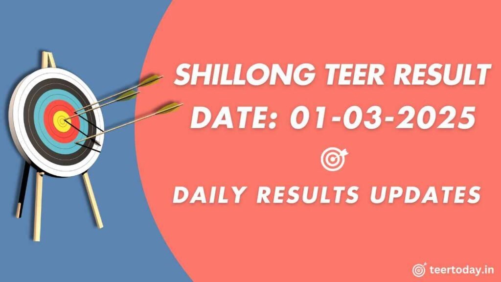 Shillong Teer Ka Result