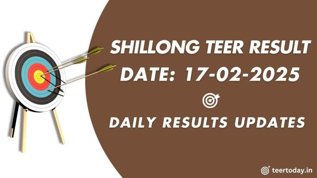 Shillong Teer Number Today