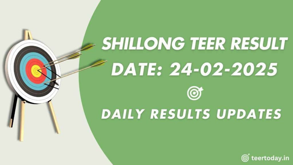Shillong Teer Chart