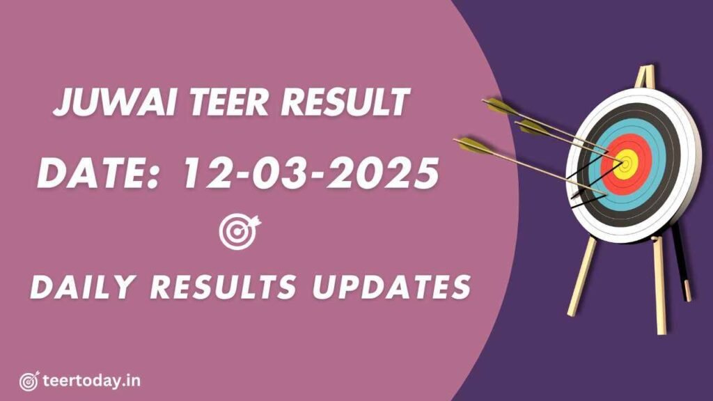 Juwai Game Result Update 12-03-2025