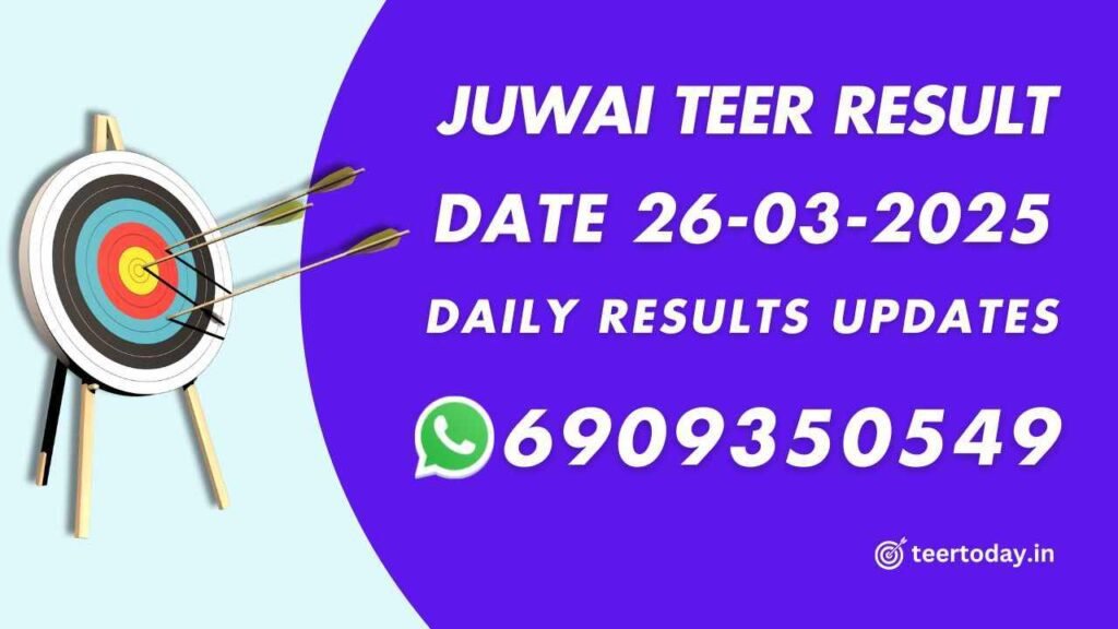 Juwai Morning Teer Result Today
