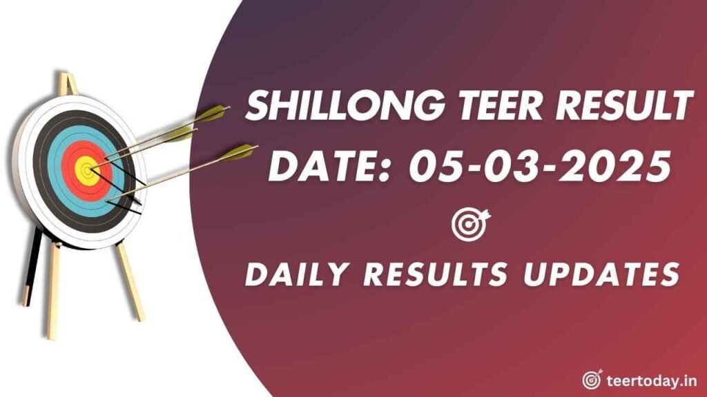 Shillong Teer Khela Common Number