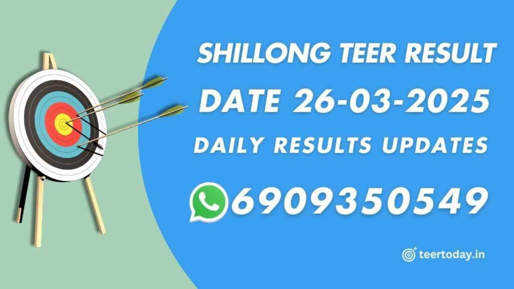 Shillong Teer Khela Chart