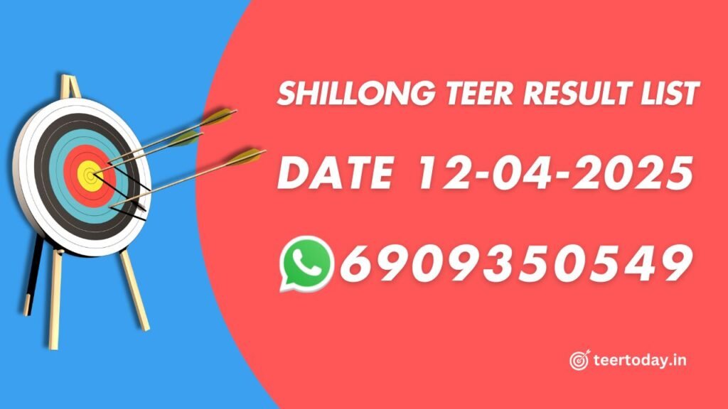 Shillong Teer Result List