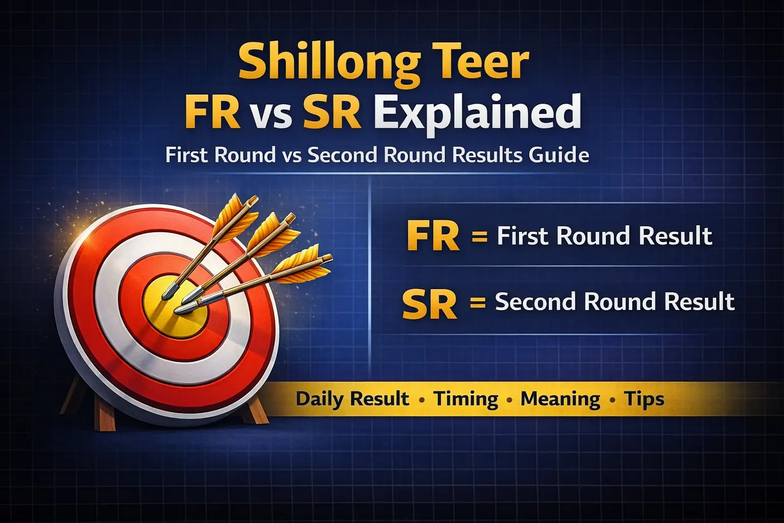 Shillong Teer FR vs SR Explained