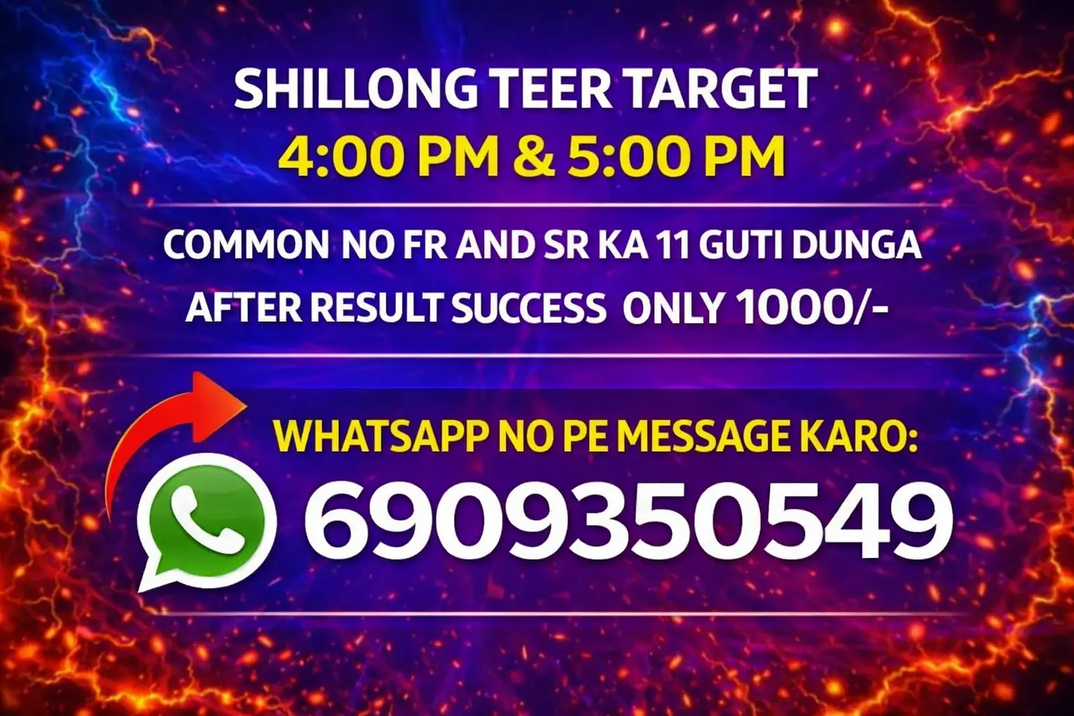 Shillong Khanapara Juwai Night Teer Previous Results