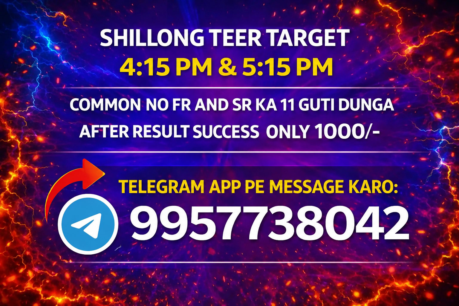 Shillong Teer previous Result Telegram